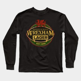 WREXHAM LAGER VINTAGE TEXTURE Long Sleeve T-Shirt